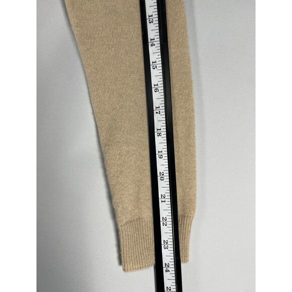 Talbot's 100% Pure Soft Cashmere Beige Turtleneck Pullover Sweater, Size: Medium - Picture 5 of 7